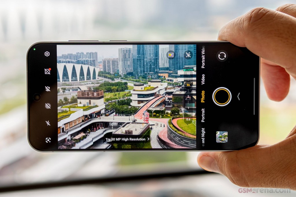 vivo X300 横拍取景，3倍长焦